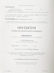 Osvědčení permanentní make-up